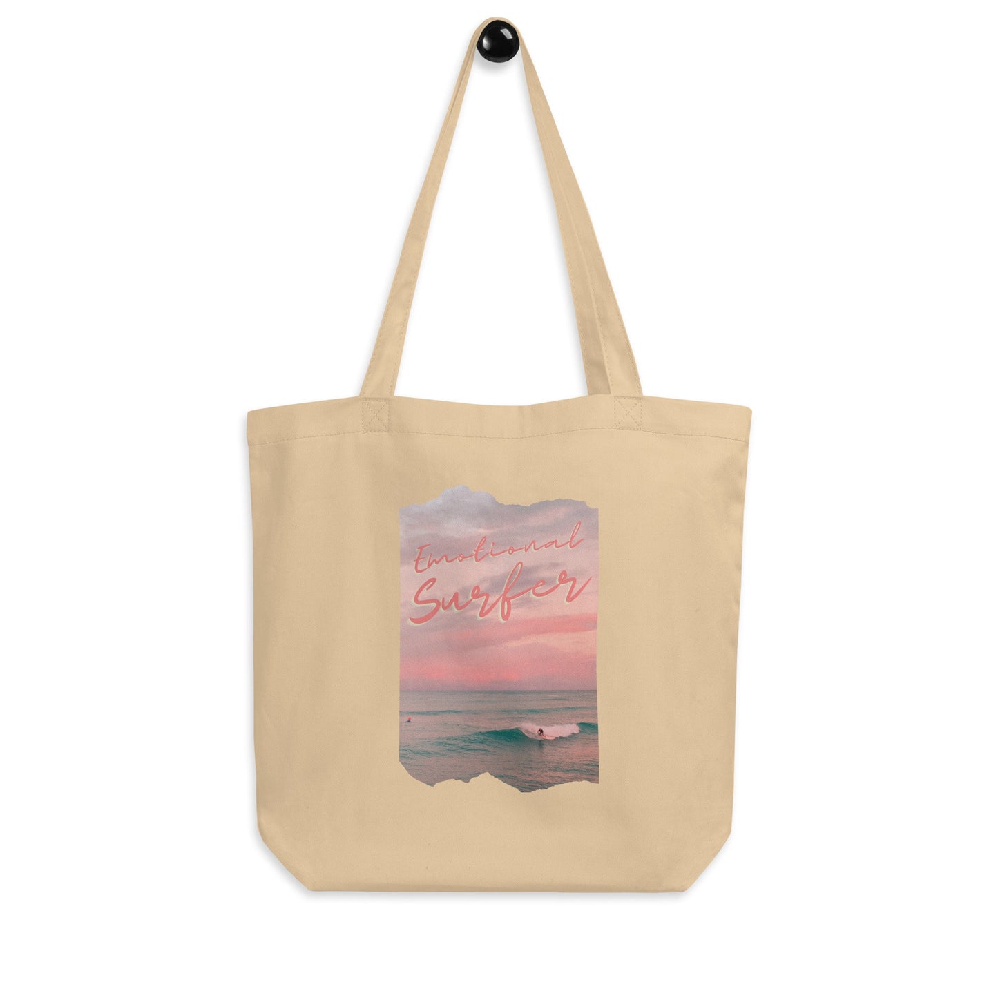 Mental Health Tote Bag 'Emotional Surfer', part of profit donated to Mental Health Charity, Self Care