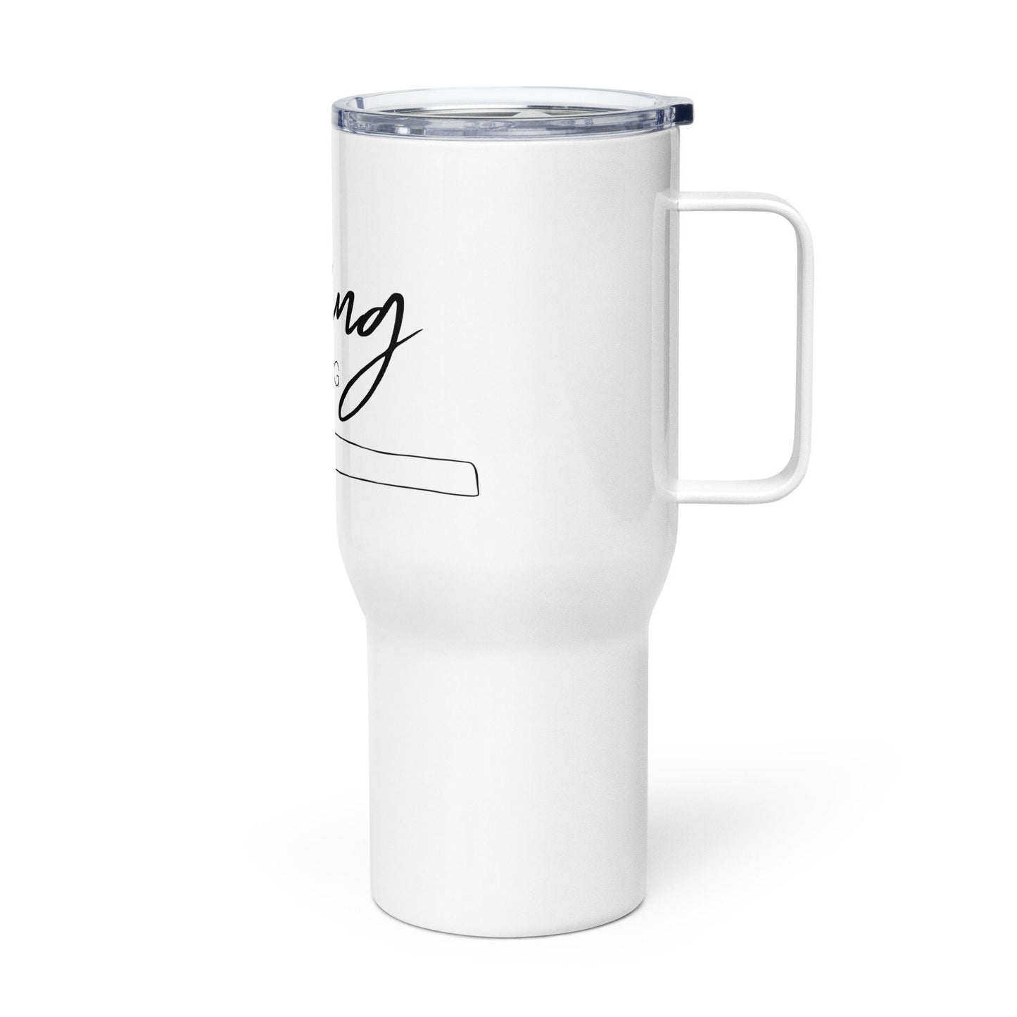 Mental Health Travel Mug 'Healing Loading', stainless steel mug with handle, Mental Health Awareness, Coffee Cup, Tea Cup, Self Care