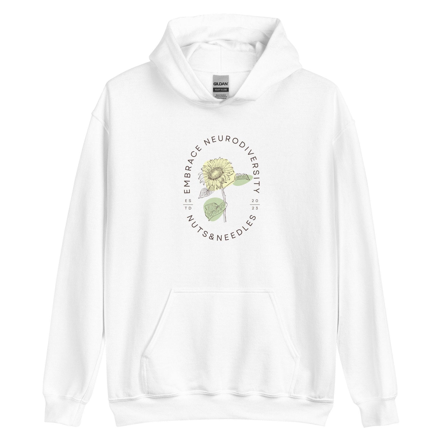 Mental Health Hoodie 'Embrace Neurodiversity', part of profit donated to ADHD Charity, Unisex Hoodie, Self Care, ADHD, Autism, Aspergers