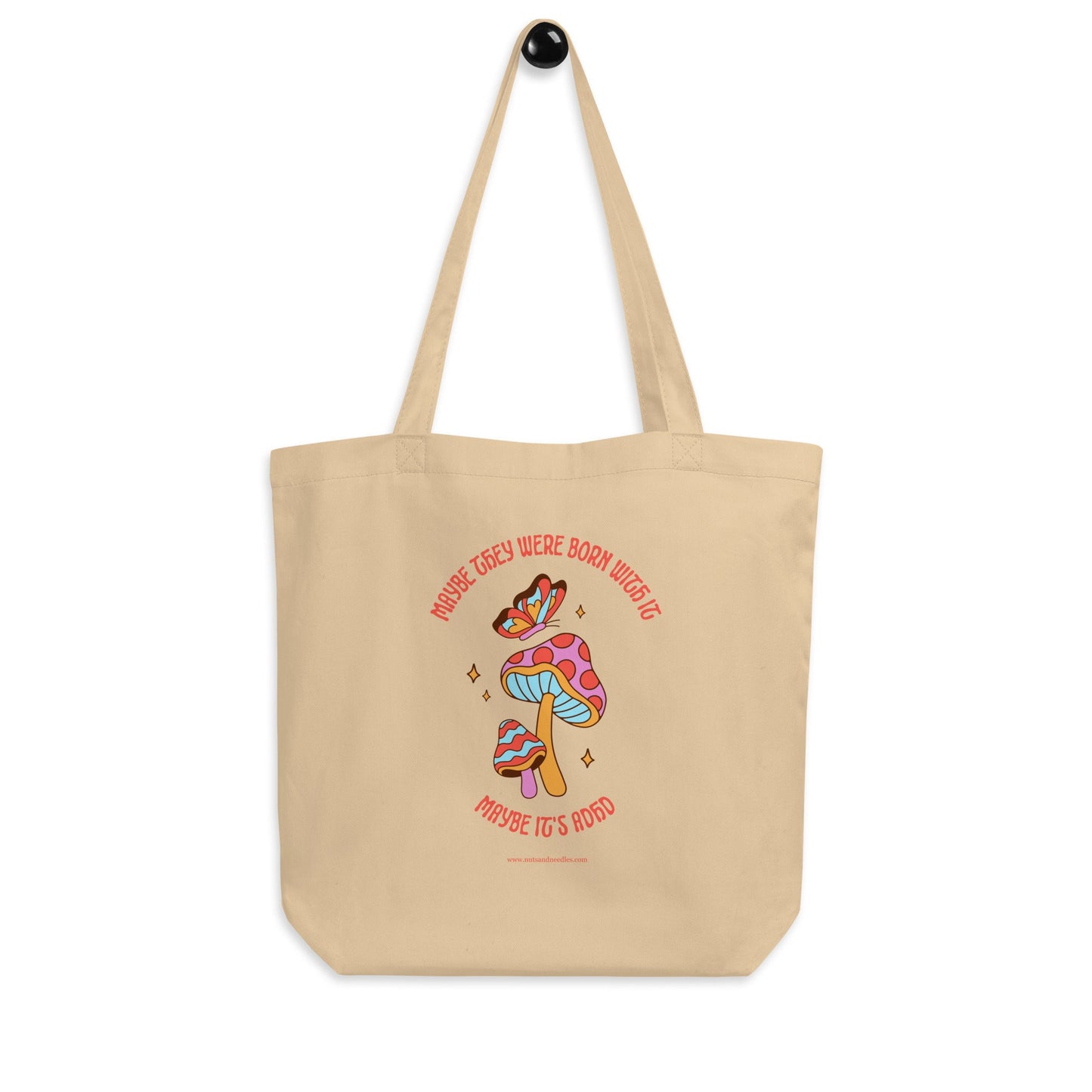 Mental Health Tote Bag 'Maybe it's ADHD' non binary version, part of profit donated to Mental Health Charity, ADHD, Neurodiversity