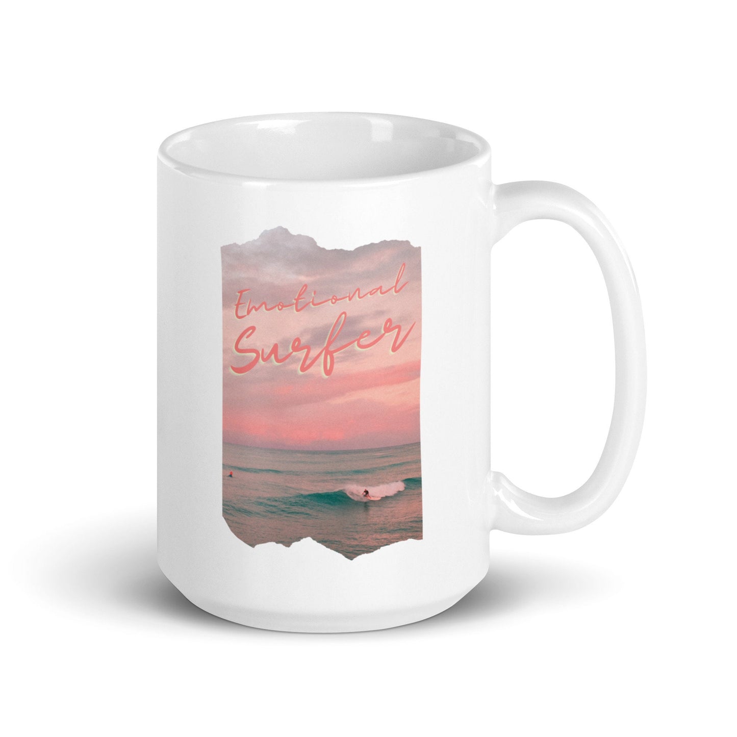 Mental Health Mug 'Emotional Surfer', Depression Awareness, Mental Health Awareness, Coffee Addicted, Coffee Cup, Self Care