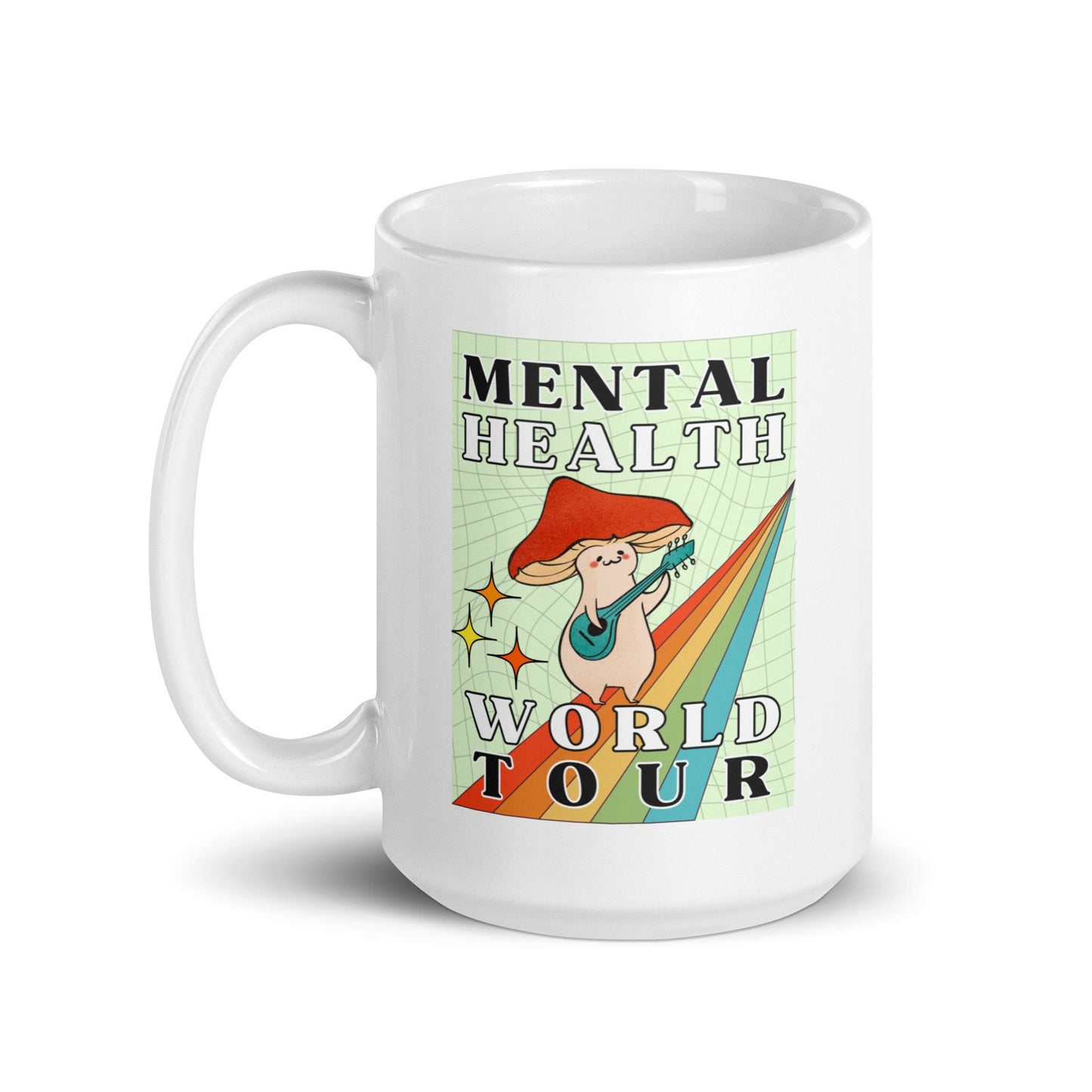 Mug &#39;Mental Health World Tour, Depression Awareness, Mental Health Awareness, Self Care, Tea Cup, Coffee Mug