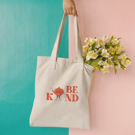 Mental Health Tote Bag 'Be Kind', part of profit donated to Mental Health Charity, Self Care, ADHD, Anxiety, BPD, Tote Bag