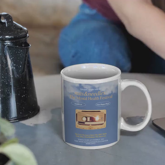 Ceramic Mug 'Mental Health Festival', Depression Awareness, Mental Health Awareness, Self Care, Tea Cup, Coffee Mug