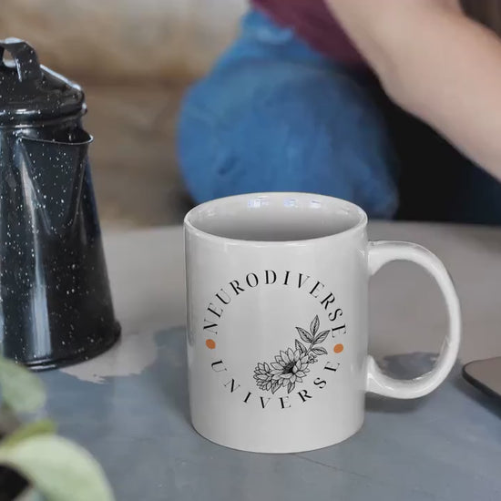 Mental Health Mug 'Neurodiverse Universe', ADHD Awareness, Autism, Mental Health Awareness, Self Care, Tea Cup, Coffee Mug, Coffee Lover