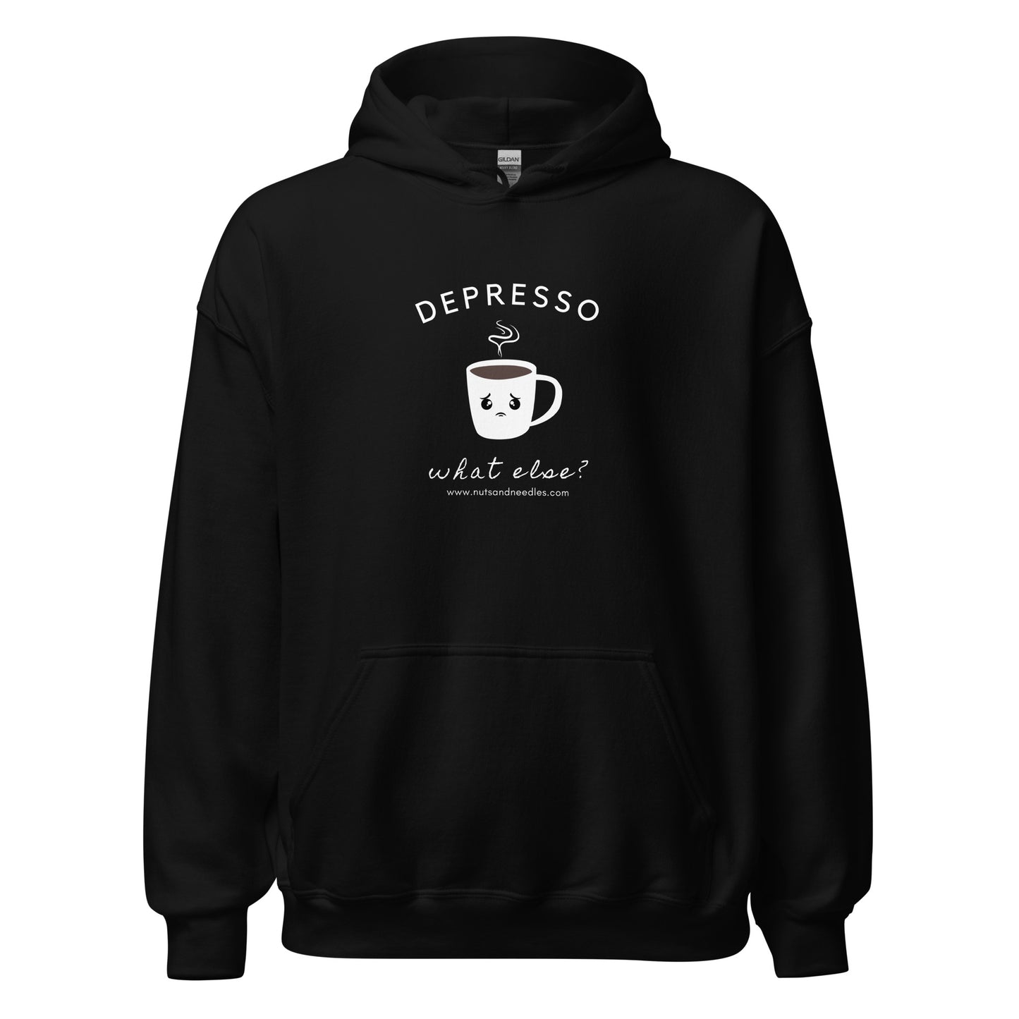 Hoodie 'Depresso What Else?'