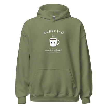 Hoodie 'Depresso What Else?'