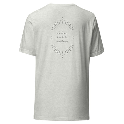 minimalistisches T-Shirt 'Mental Health Matters'