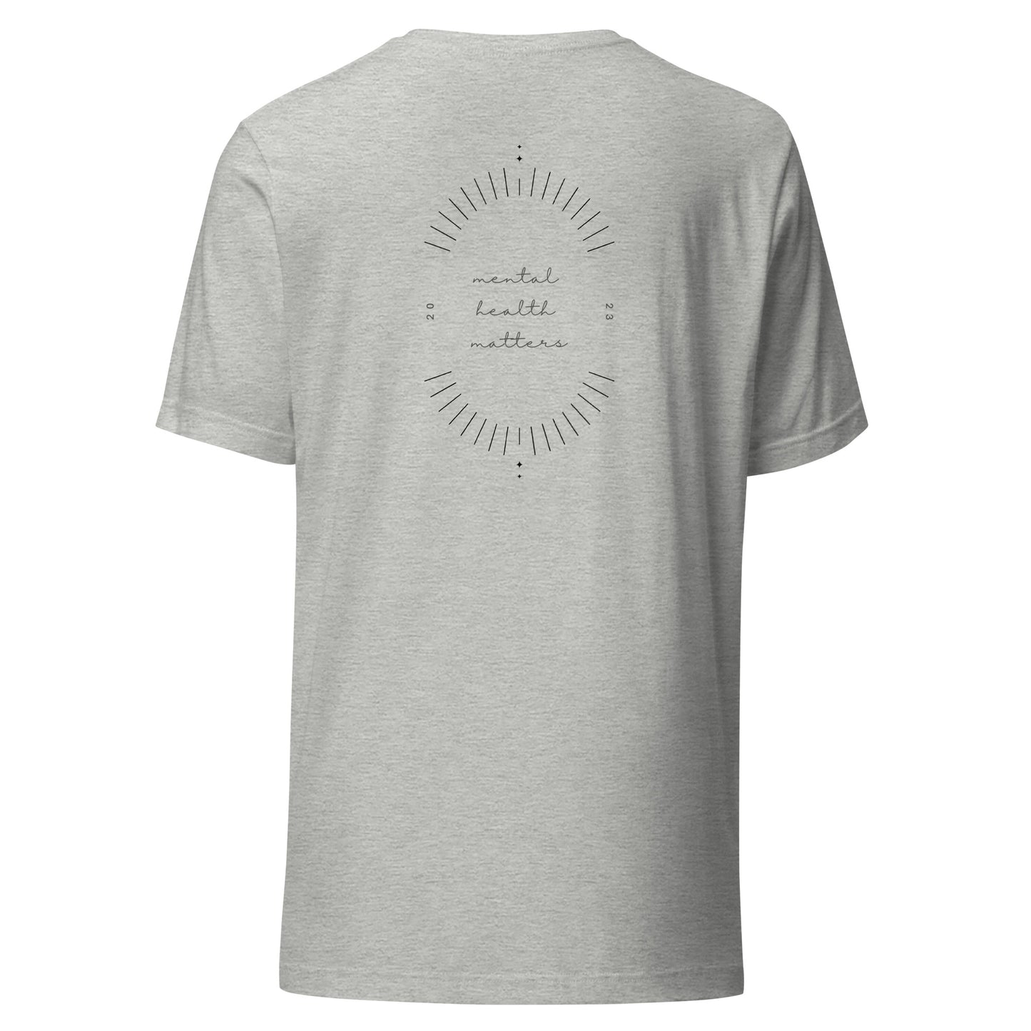 minimalistisches T-Shirt 'Mental Health Matters'