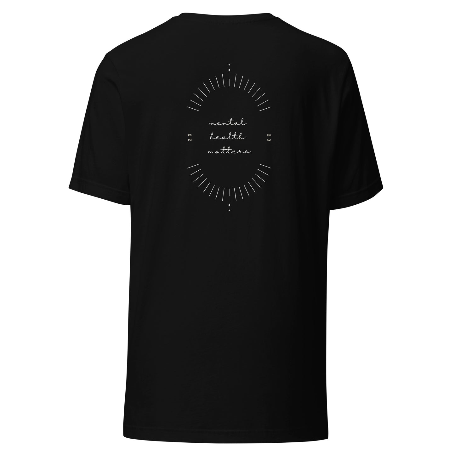 minimalistisches T-Shirt 'Mental Health Matters'