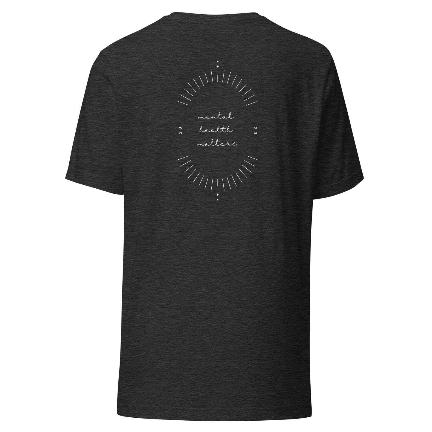 minimalistisches T-Shirt 'Mental Health Matters'