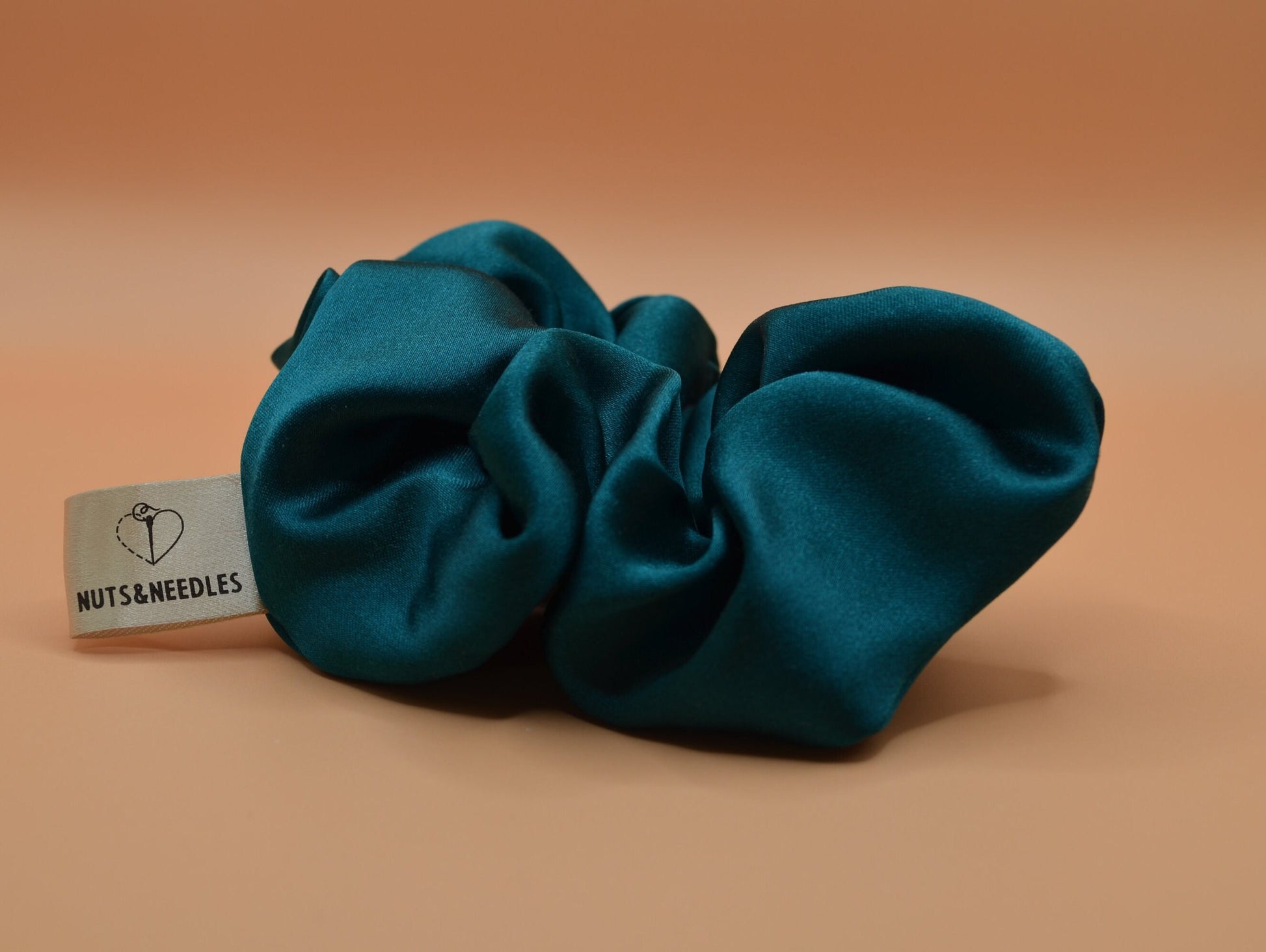 Scrunchie PTSD and Mental Health Awareness, part of profit donated to PTSD charity, handmade gift for her, Silk hair accessory