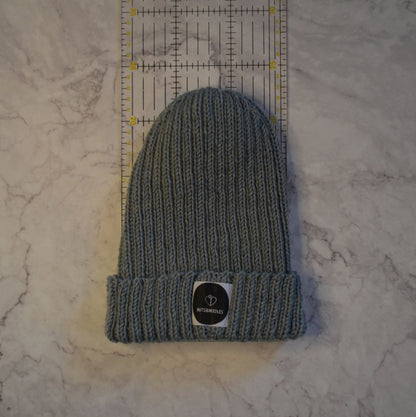 Beanie Anxiety Awareness (intense blue), Mental Health, part of profit donated to Charity, handmade knitwear, knit Merino wool beanie