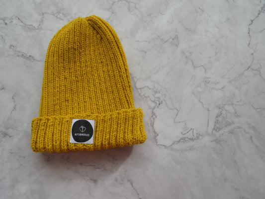 Beanie Suicide Prevention and Awareness, Mental Health, part of profit donated to Charity, handmade knitwear, knit Merino wool beanie