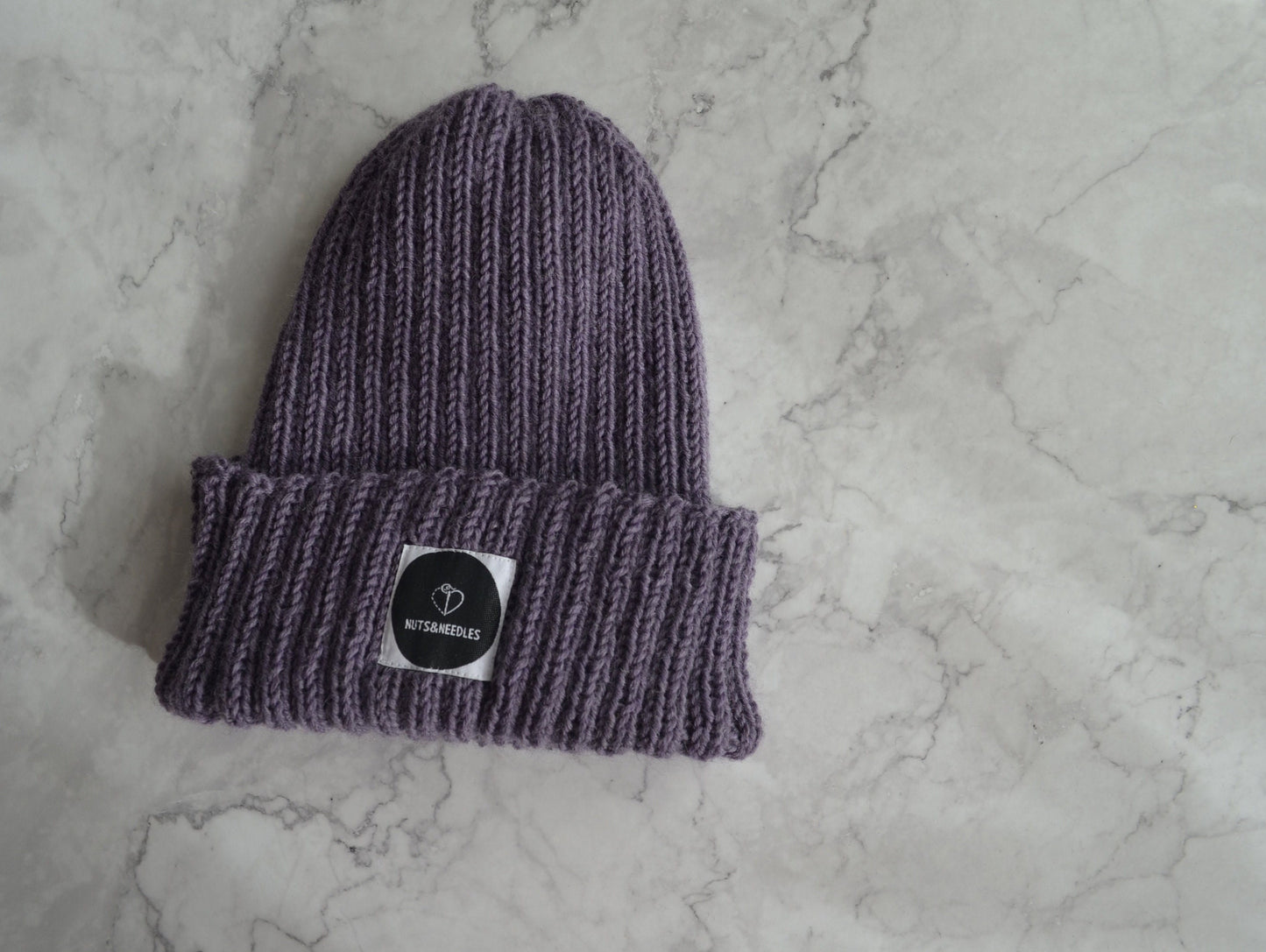 Beanie Alzheimer’s + Dementia Awareness, Mental Health, part of profit donated to Charity, handmade knitwear, knit Merino wool beanie, gift