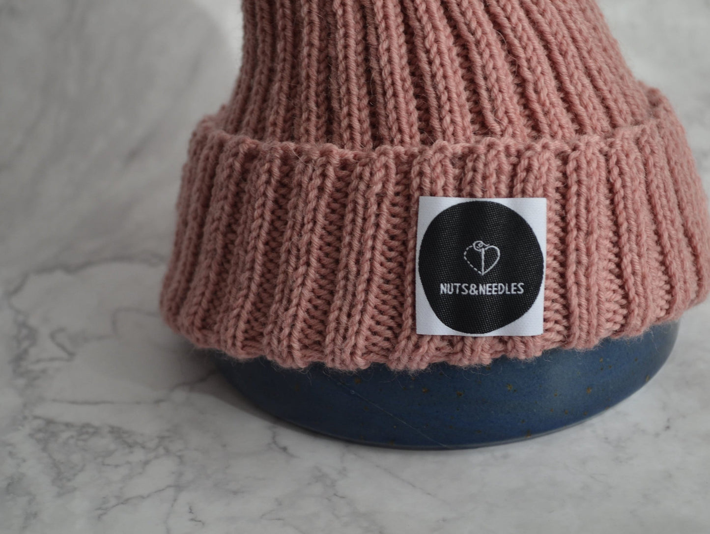 Beanie Eating Disorder Awareness, Mental Health, part of profit donated to ED Charity, handmade knitwear, knit Merino wool beanie, self care