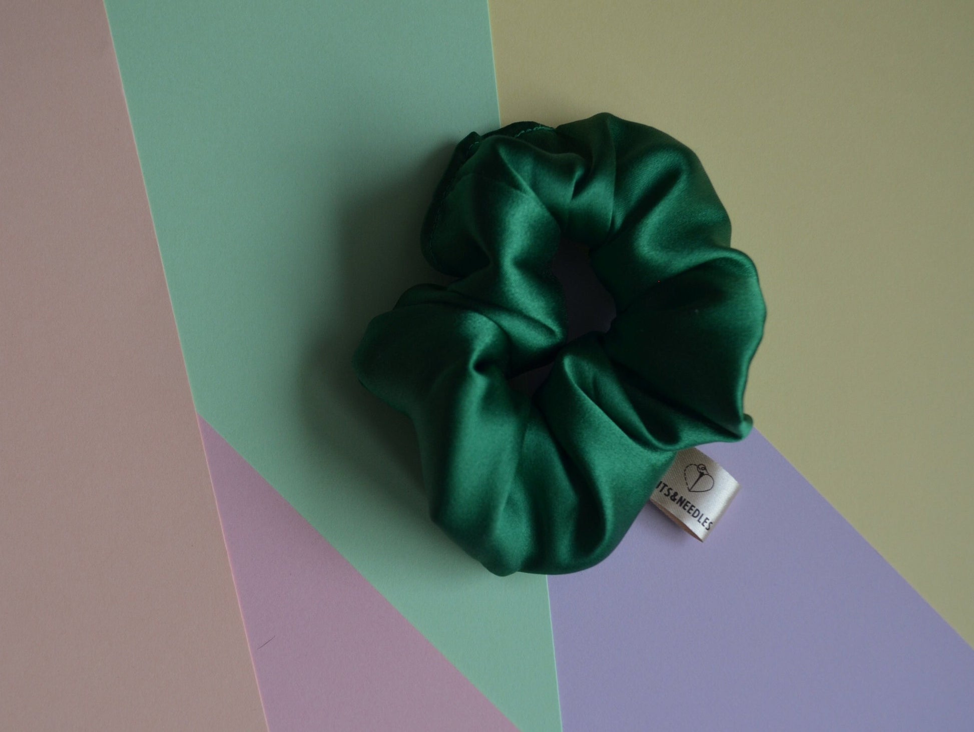 Silk Scrunchie Mental Health Awareness, part of profit donated to Mental Health charity, handmade gift for her, hair accessory, self care