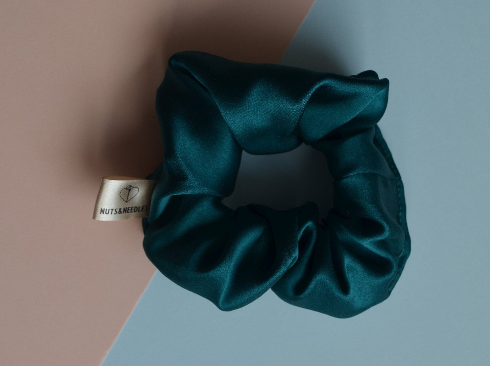 Scrunchie PTSD and Mental Health Awareness, part of profit donated to PTSD charity, handmade gift for her, Silk hair accessory