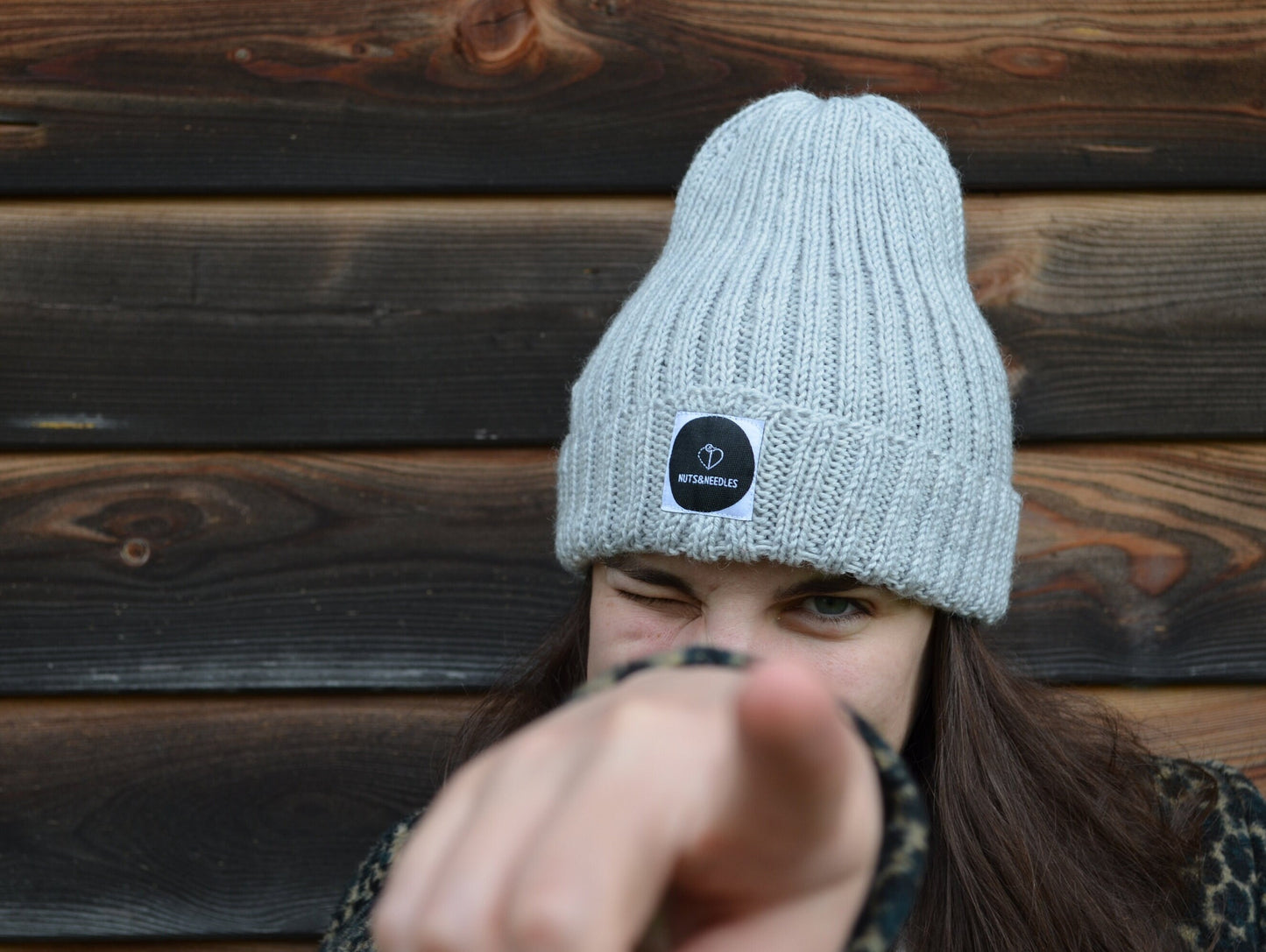 Beanie Borderline BPD Awareness, Mental Health, part of profit is donated to BPD Charity, handmade knitwear, knit Merino wool beanie