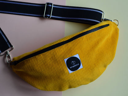 Skills Bag Suicide Prevention and Awareness, part of profit donated to charity, Mental Health, yellow handmade Fanny Pack, DBT Skill Anxiety