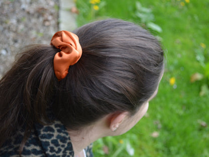 Scrunchie Self Harm and Mental Health Awareness, part of profit donated to Self Harm Charity, handmade gift for her, Silk hair accessory