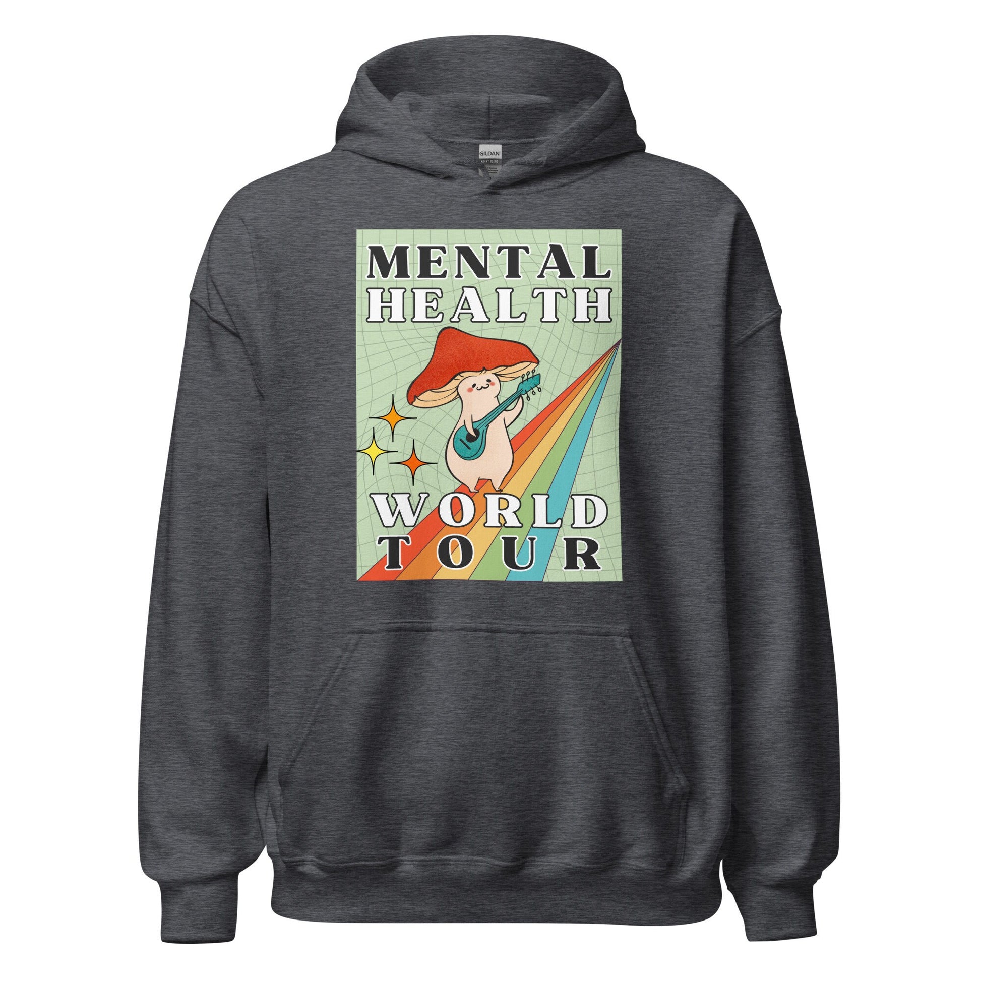 Hoodie 'Mental Health World Tour', Mental Health Awareness, Unisex Hoodie, Self Care, Gift for Him, Gift for Her, Tour Merchandize