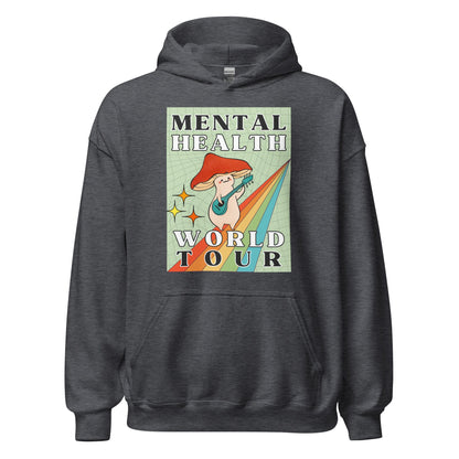 Hoodie 'Mental Health World Tour', Mental Health Awareness, Unisex Hoodie, Self Care, Gift for Him, Gift for Her, Tour Merchandize