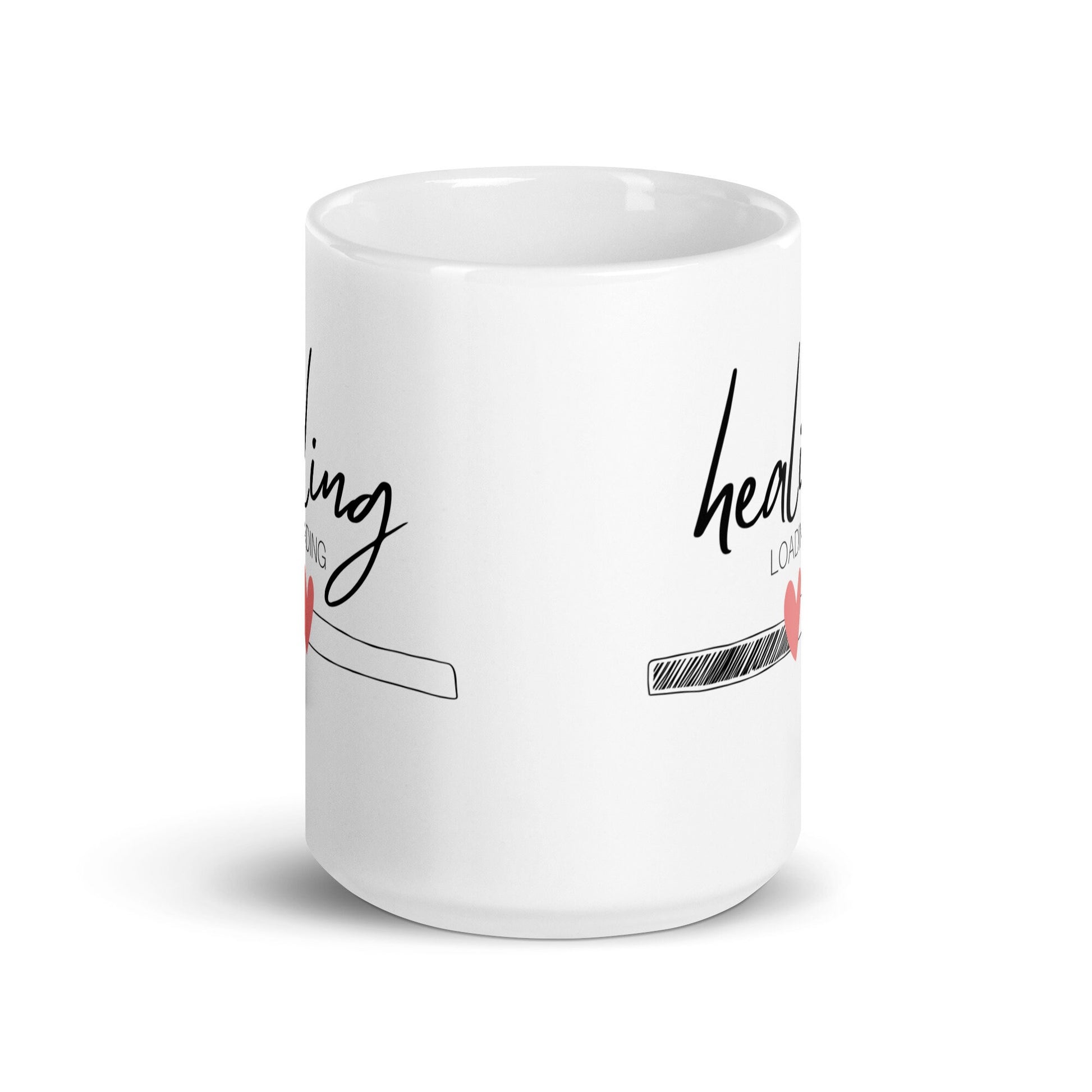Mental Health Mug &#39;Healing Loading&#39;, Depression Awareness, Mental Health Awareness, Self Care, Tea Cup, Coffee Mug