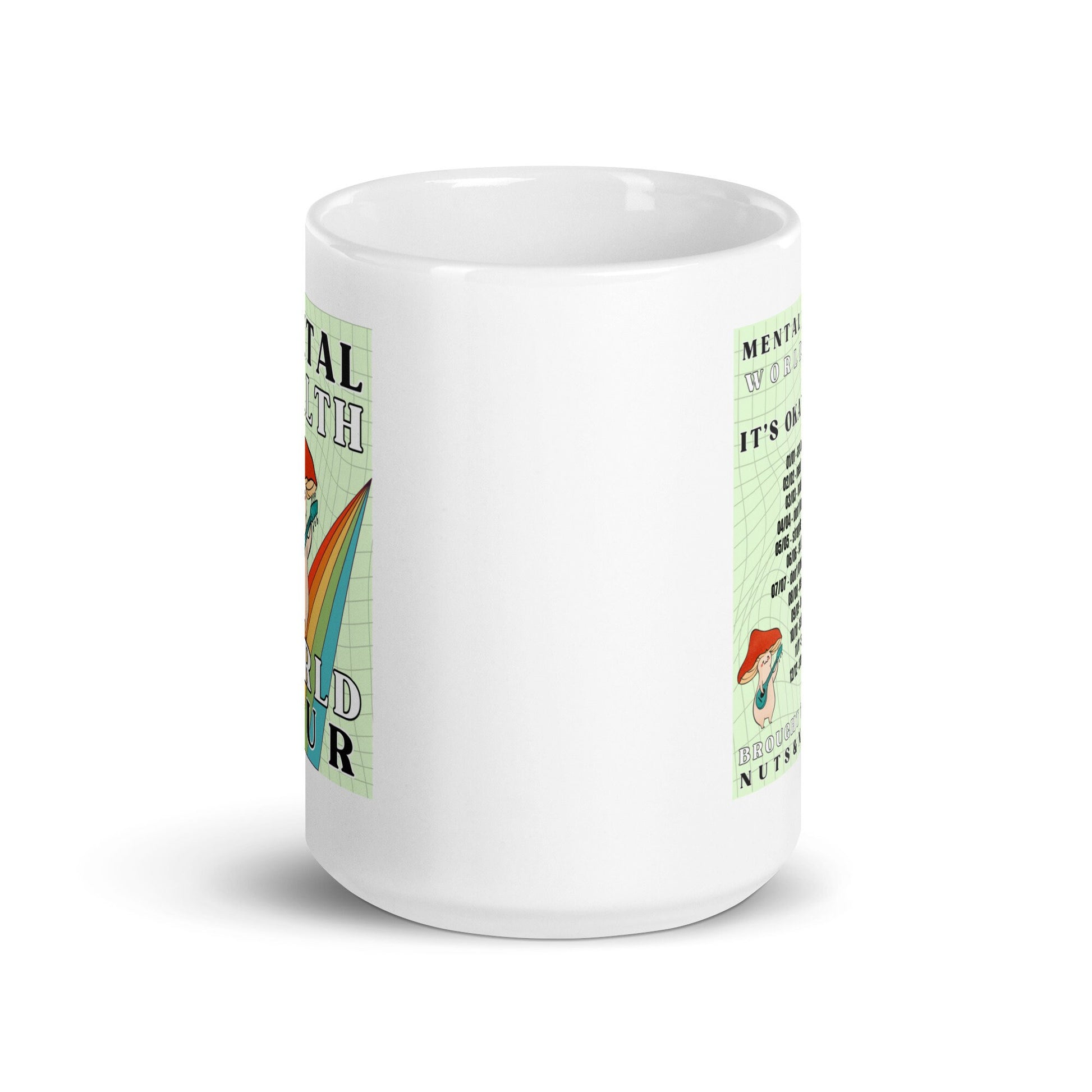 Mug &#39;Mental Health World Tour, Depression Awareness, Mental Health Awareness, Self Care, Tea Cup, Coffee Mug