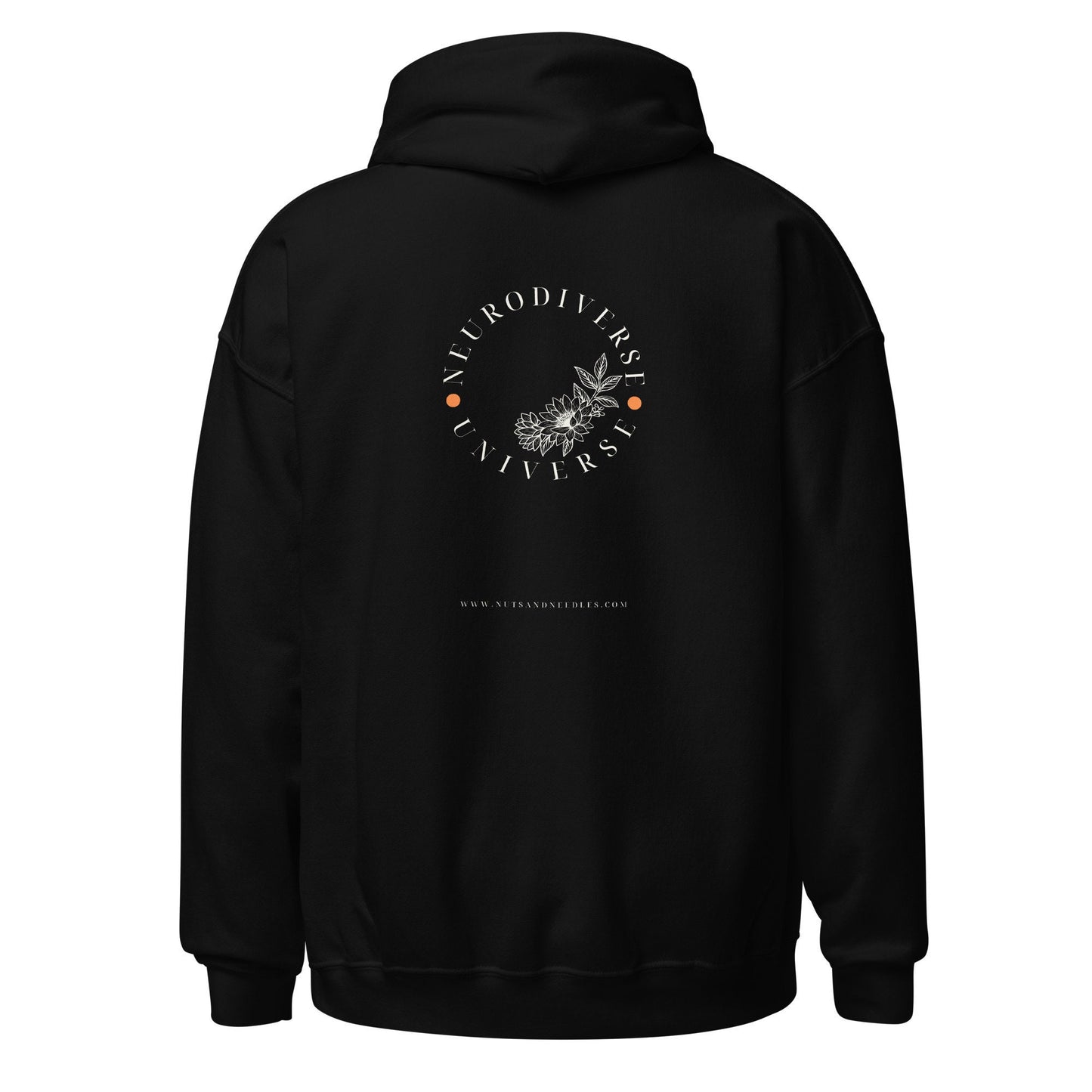 Mental Health Hoodie 'Neurodiverse Universe', part of profit donated to ADHD Charity, Unisex Hoodie, Self Care, ADHD, Autism, Aspergers