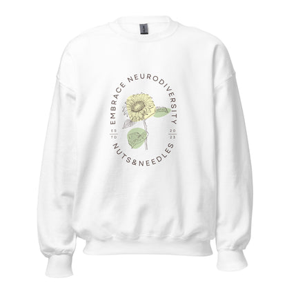 Mental Health Sweatshirt &#39;Embrace Neurodiversity&#39;, part of profit donated to ADHD Charity, Unisex Sweater, ADHD, Autism, Aspergers