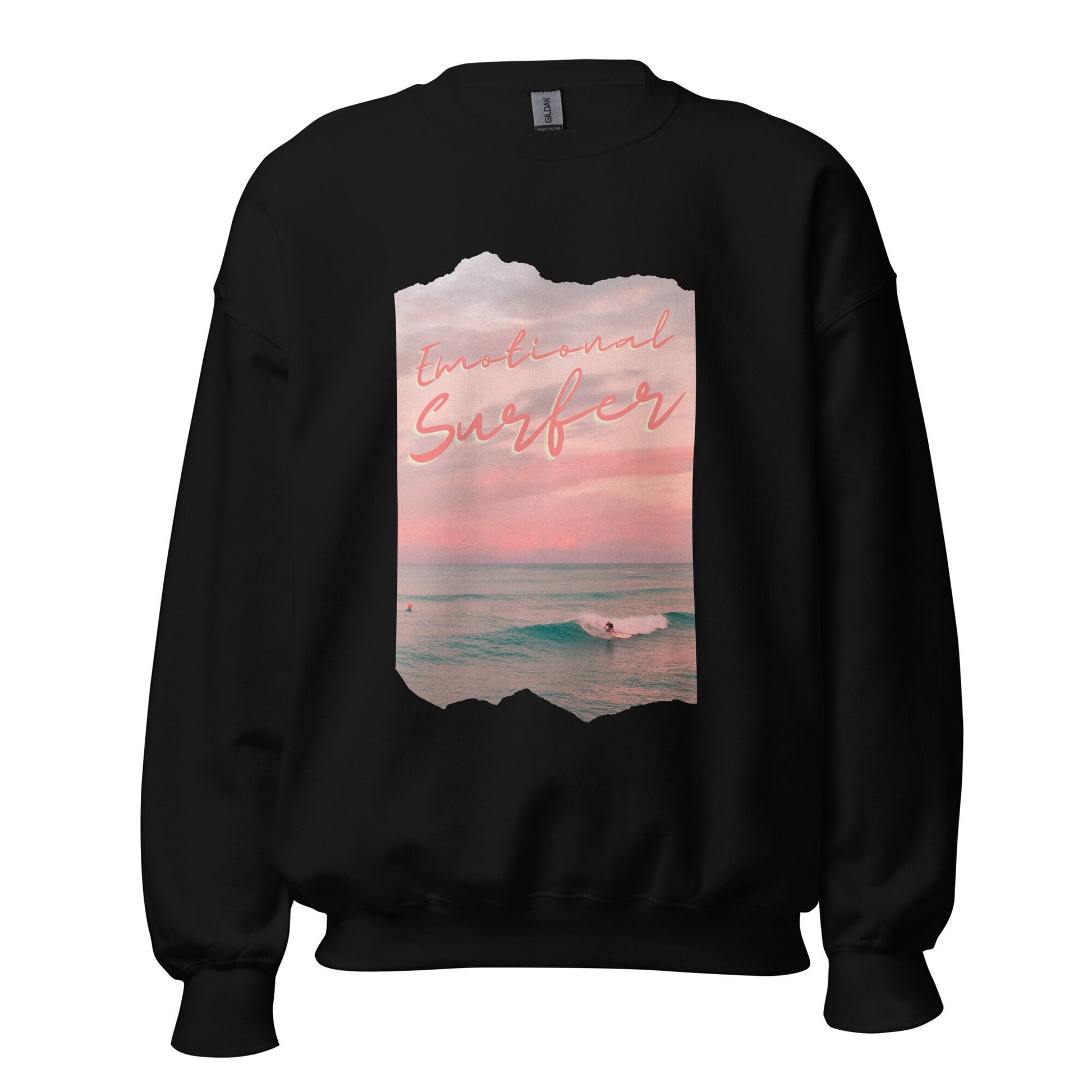 Mental Health Sweatshirt &#39;Emotional Surfer&#39;, part of profit donated to Mental Health Charity, Unisex Sweater, Self Care