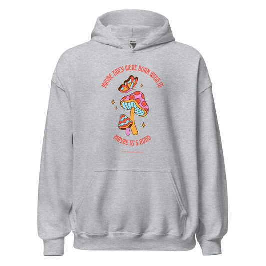 Mental Health Hoodie &#39;Maybe it&#39;s ADHD&#39; Non-Binary Version, Part of Profit goes to ADHD Charity, Unisex Hoodie, Gift for Them