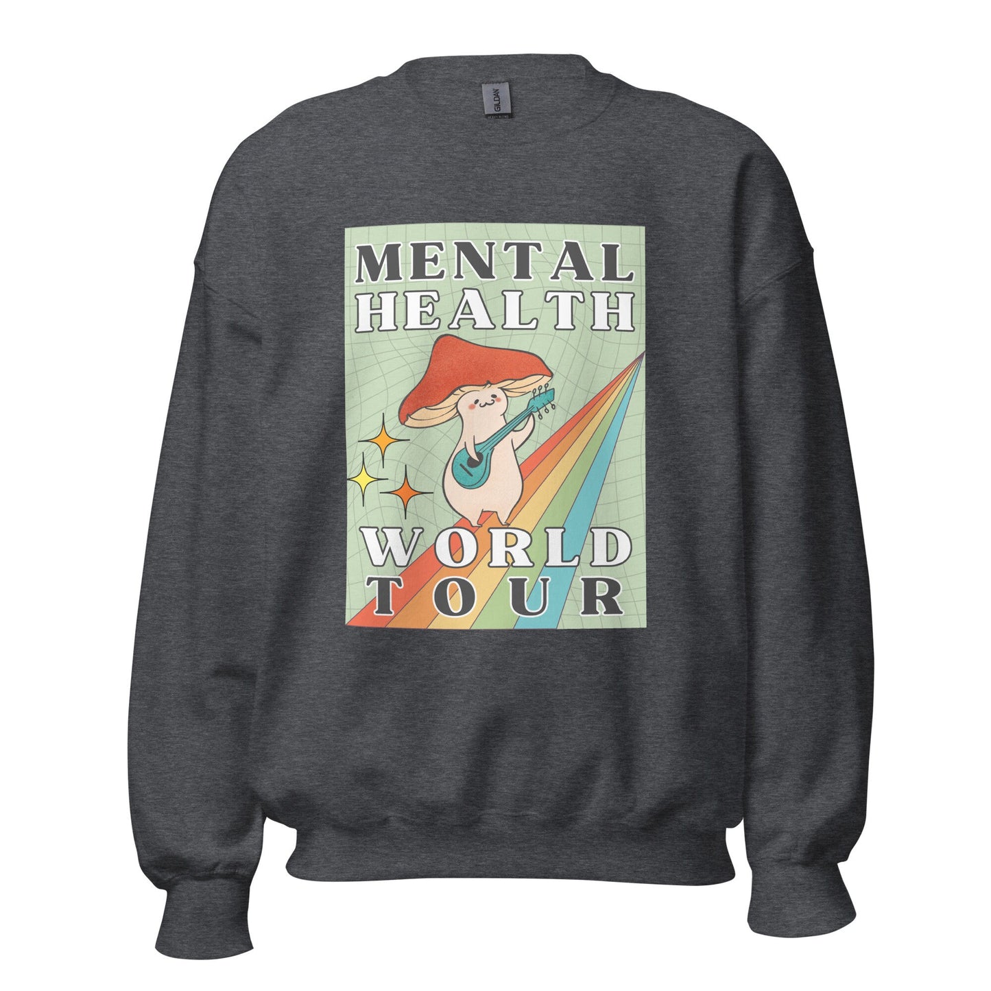 Sweatshirt &#39;Mental Health World Tour&#39;, Mental Health Awareness, Unisex Sweater, Self Care, Tour Merchandize