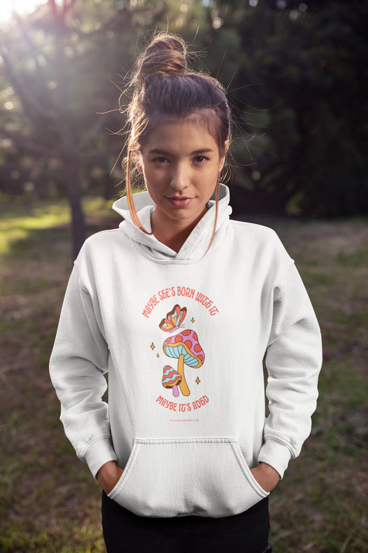 Mental Health Hoodie 'Maybe it's ADHD' Female Version, Part of Profit goes to ADHD Charity, Mental Health, Unisex Hoodie, Self Care, ADHD