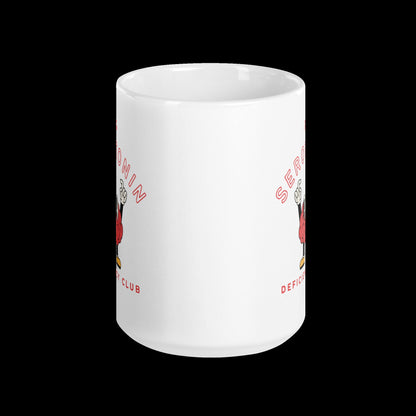 Mental Health Mug 'Serotonin Deficiency Club', Depression Awareness, Mental Health Awareness, Coffee Addicted, Coffee Cup