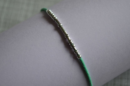 Minimalist Morse Code Bracelet, Bipolar Awareness, part of profit donated to charity, Mental Health, handmade anti stress jewelry, fidget