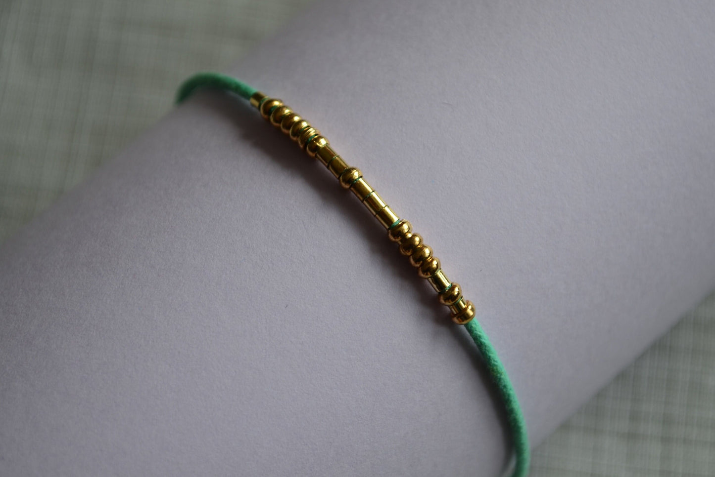 Minimalist Morse Code Bracelet, Bipolar Awareness, part of profit donated to charity, Mental Health, handmade anti stress jewelry, fidget
