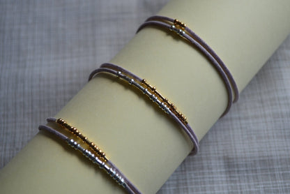 Minimalist Morse Code Bracelet, Eating Disorder Awareness, part of profit donated to charity, Mental Health, handmade jewelry, anti stress