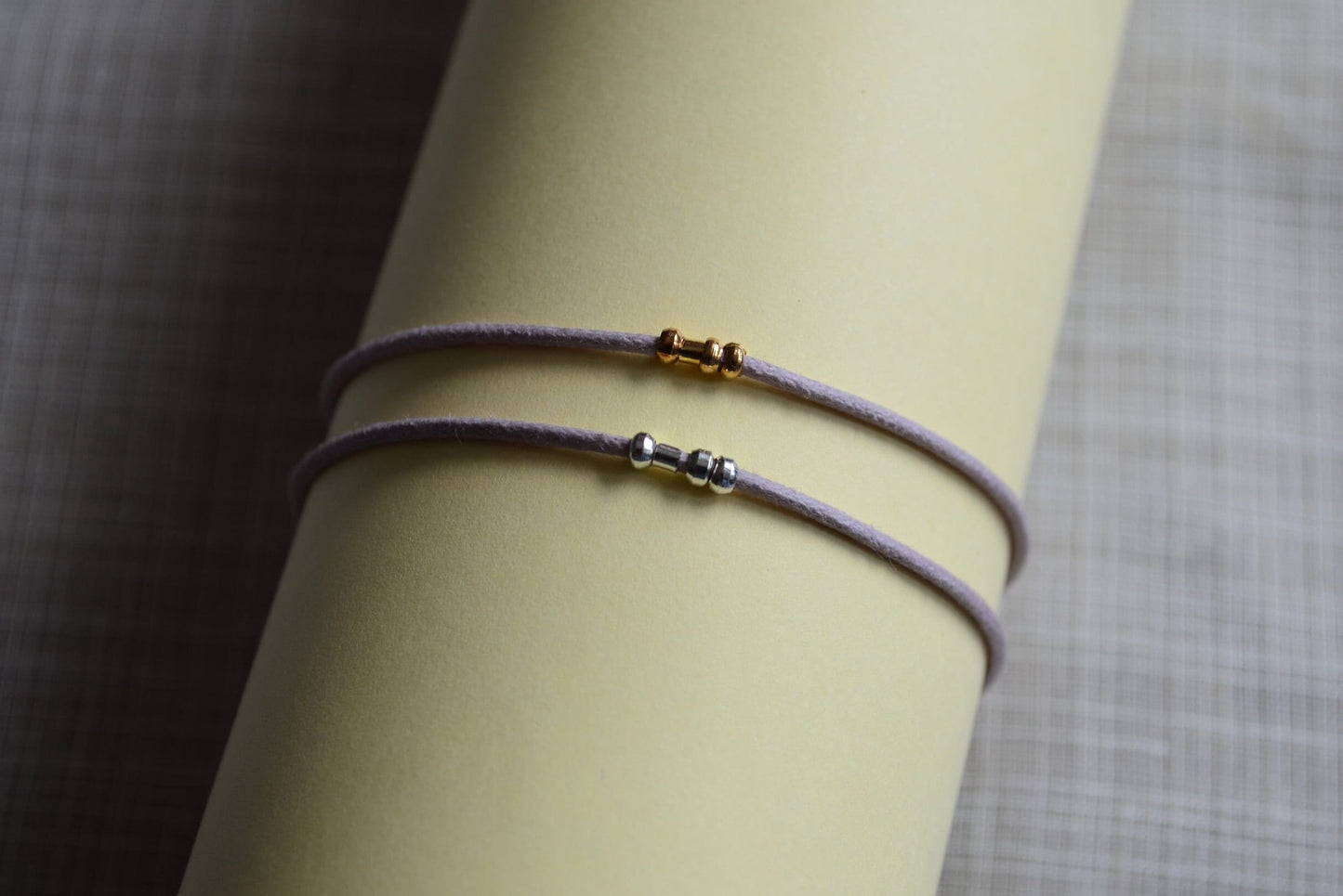 Minimalist Morse Code Bracelet, Eating Disorder Awareness, part of profit donated to charity, Mental Health, handmade jewelry, anti stress