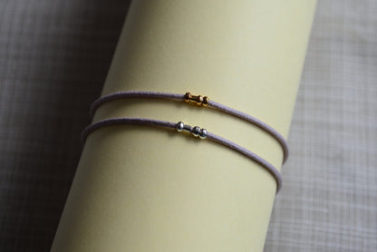 Minimalist Morse Code Bracelet, Eating Disorder Awareness, part of profit donated to charity, Mental Health, handmade jewelry, anti stress