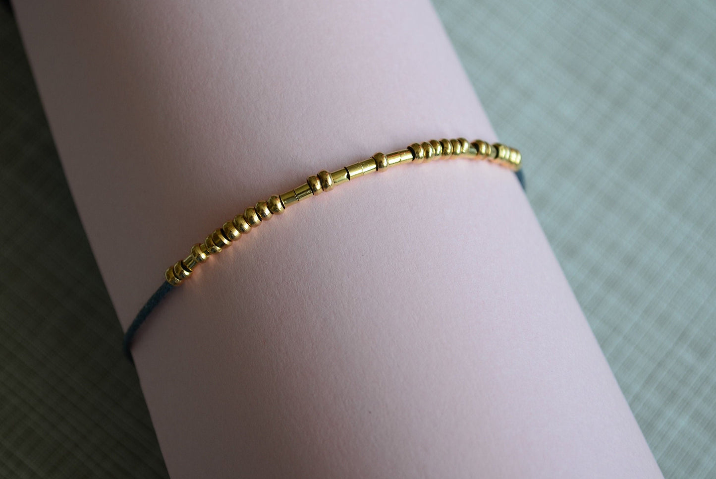 Minimalist Morse Code Bracelet, Schizophrenia Awareness, part of profit donated to charity, Mental Health, handmade jewelry, DBT Skills