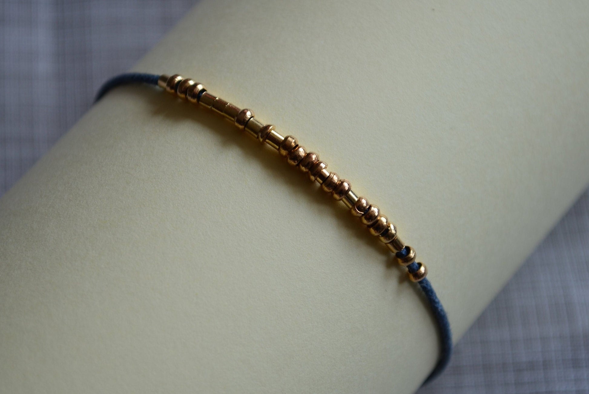 Minimalist Morse Code Bracelet, Borderline Awareness, part of profit donated to BPD charity, Mental Health, handmade jewelry, DBT Skill