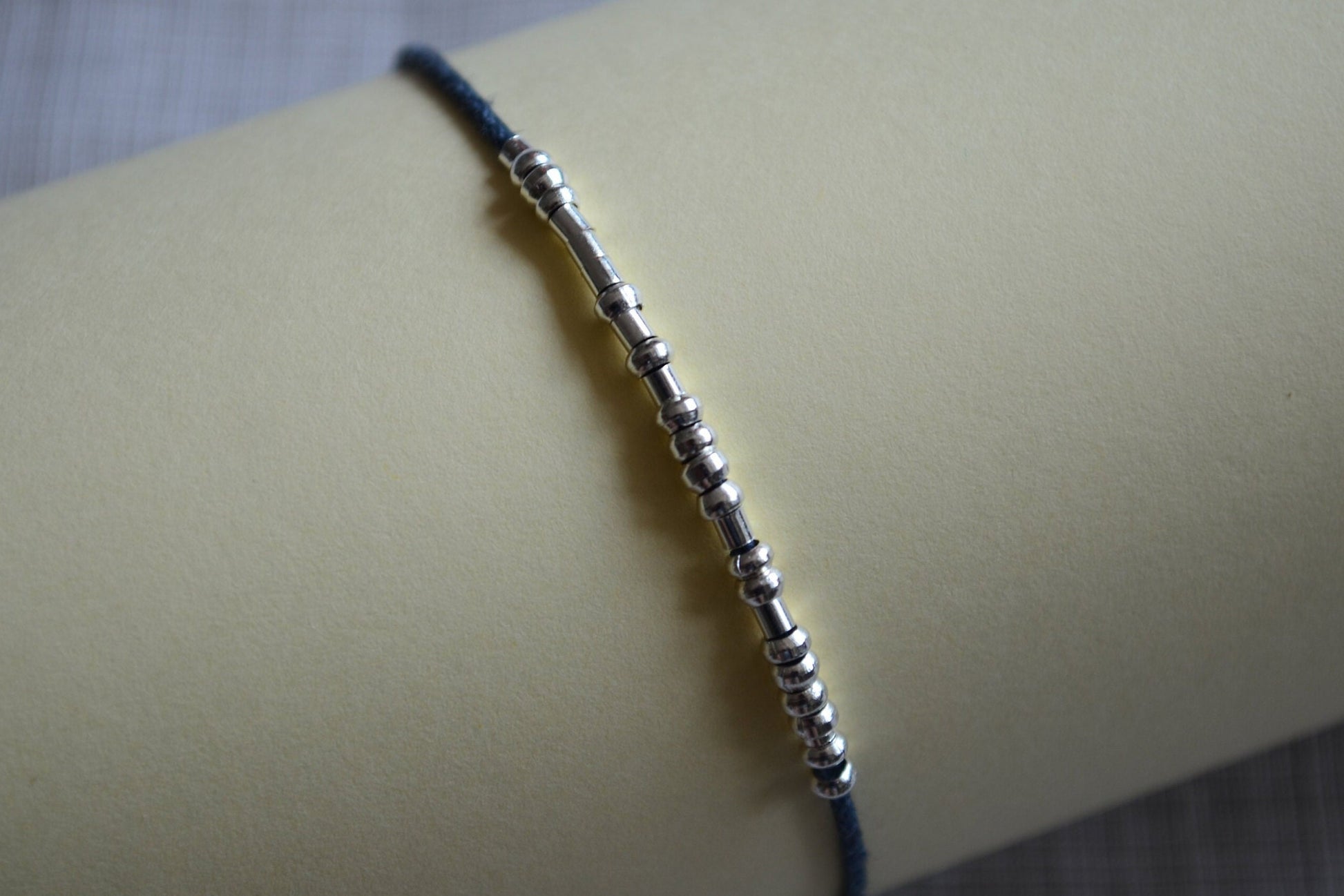 Minimalist Morse Code Bracelet, Borderline Awareness, part of profit donated to BPD charity, Mental Health, handmade jewelry, DBT Skill