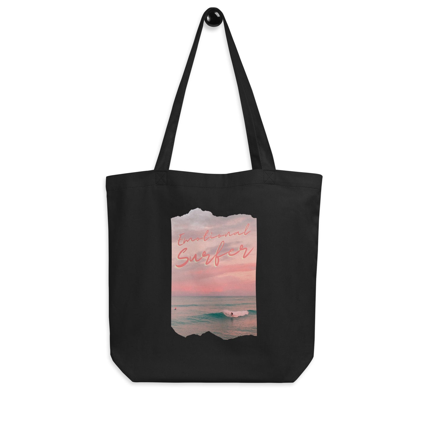 Mental Health Tote Bag &#39;Emotional Surfer&#39;, part of profit donated to Mental Health Charity, Self Care