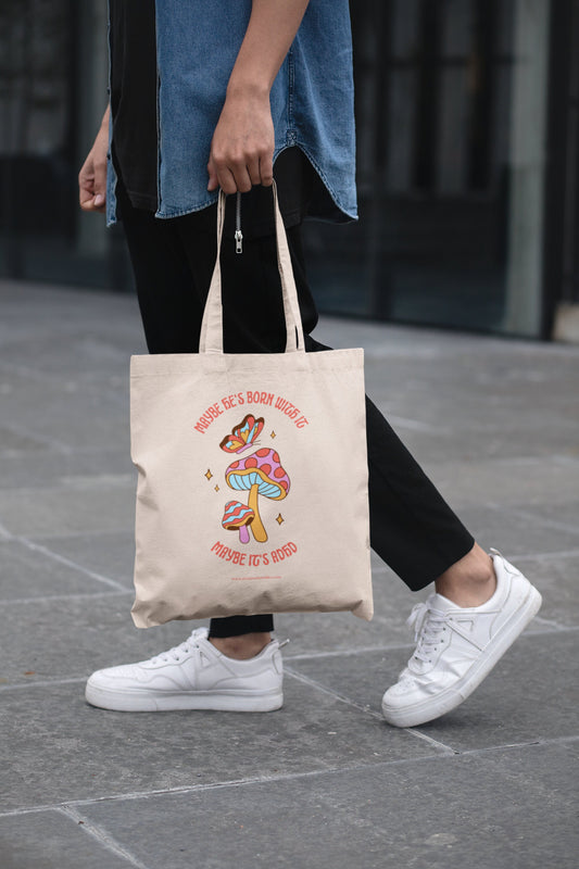 Mental Health Tote Bag 'Maybe it's ADHD' male version, part of profit donated to Mental Health Charity, ADHD, Neurodiversity, Self Care