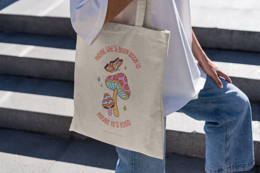 Mental Health Tote Bag 'Maybe it's ADHD' female version, part of profit donated to Mental Health Charity, ADHD, Neurodiversity, Self Care