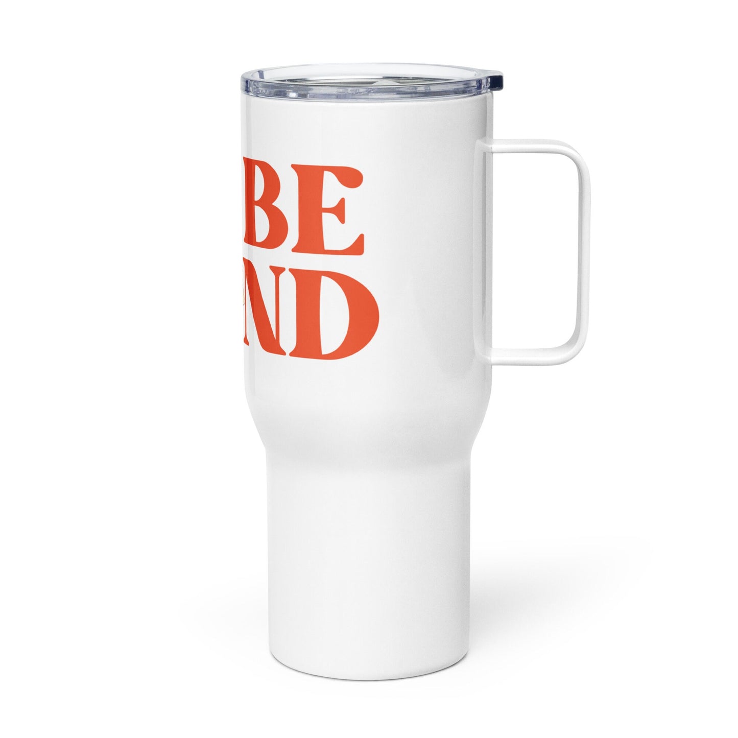 Mental Health Travel Mug &#39;Be Kind&#39;, stainless steel mug with handle, Mental Health Awareness, Coffee Cup, Tea Cup, Self Care