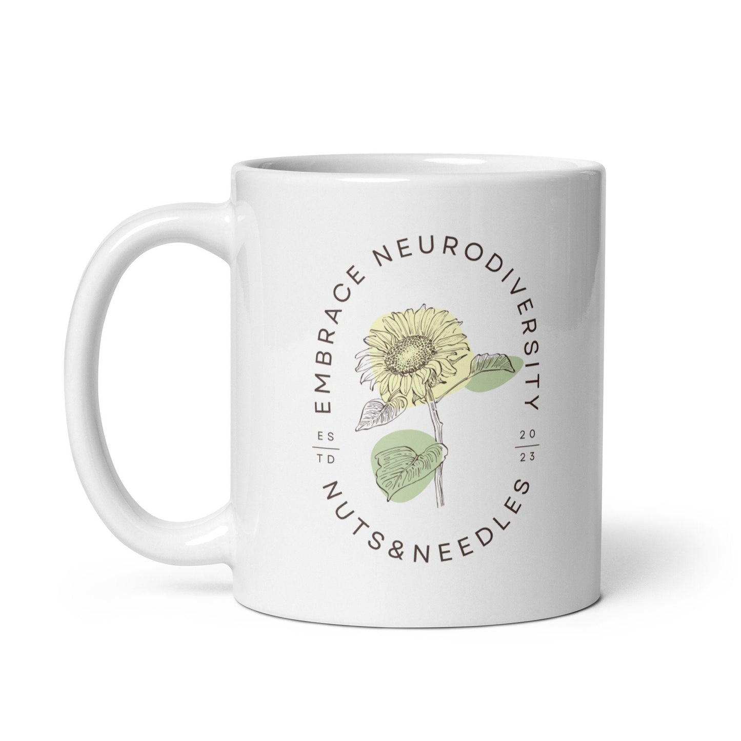 Mental Health Mug &#39;Embrace Neurodiversity&#39;, ADHD, Autism, Asperger&#39;s Awareness, Mental Health Awareness, Self Care, Tea Cup, Coffee Mug