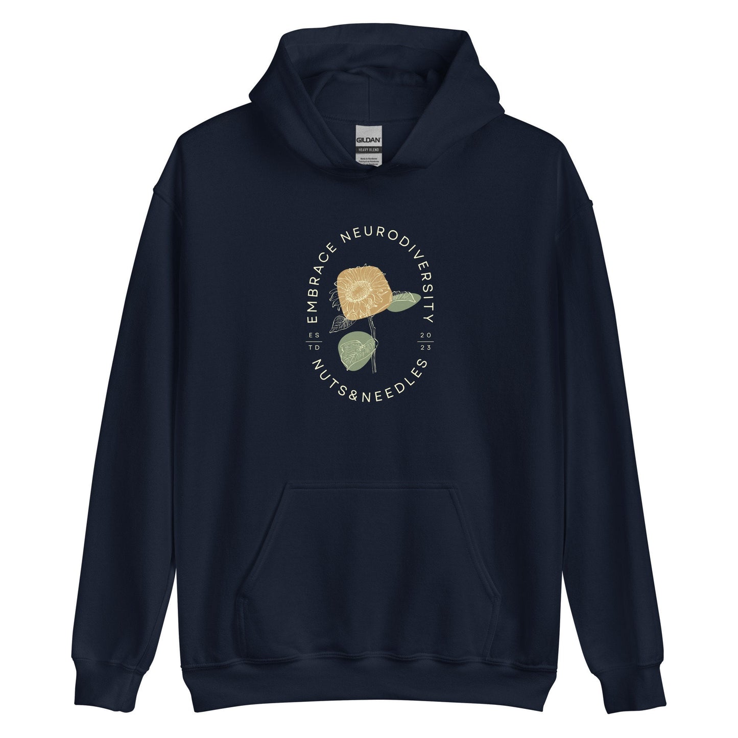 Mental Health Hoodie &#39;Embrace Neurodiversity&#39;, part of profit donated to ADHD Charity, Unisex Hoodie, Self Care, ADHD, Autism, Aspergers